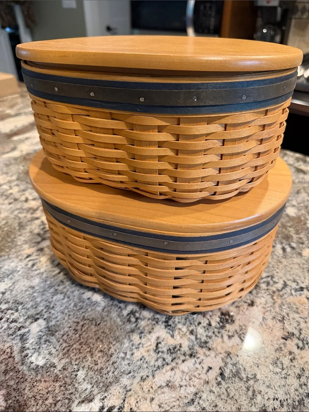 Longaberger Collector's Club Harmony Baskets - set of 2